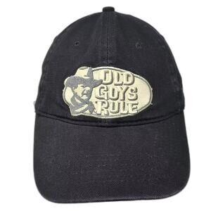 Old Guys Rule Baseball Cap Black Beige OS John Wayne The Duke Hat Embroidered